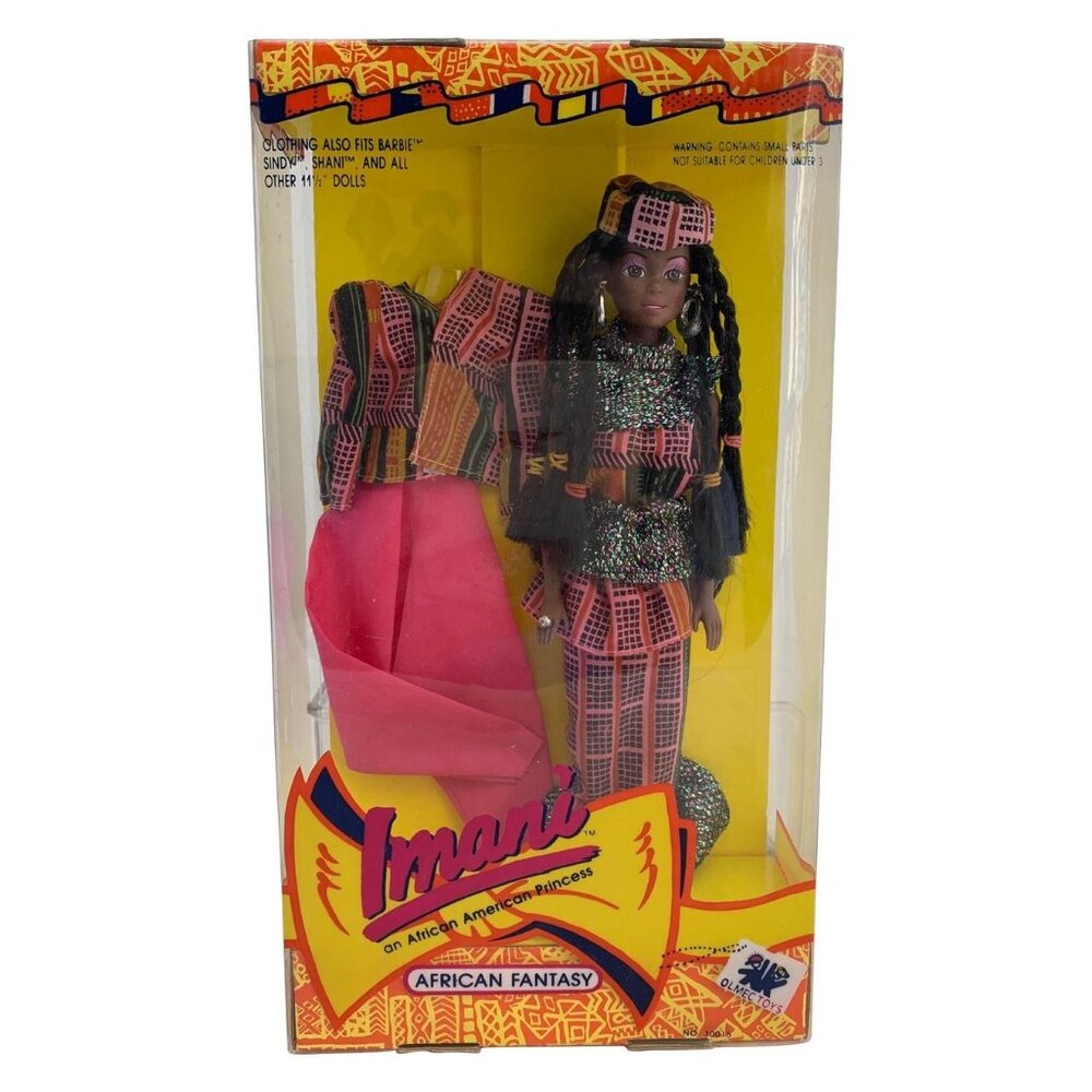 1992 Imani African American Princess Doll - Fantasy Collection #30015 NIB